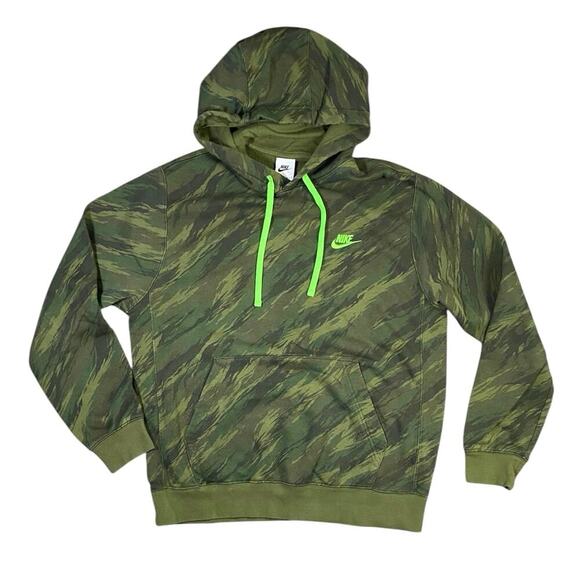 Nike Essentials Camo Print Pullover Sweater - M - Picture 1 of 3